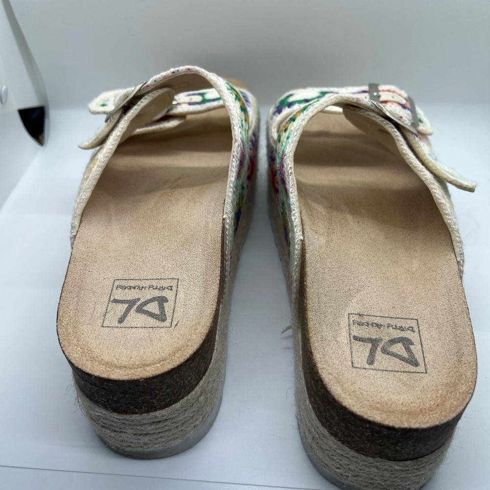 Excellent Condition Dirty Laundry Crochet Platform Slide Sandals  - Size 7.5 - Picture 4 of 6